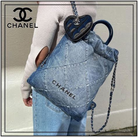 chanel jean backpack|where to buy Chanel 22.